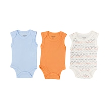 Tiffany Baby & Kids Tiffany Baby Striped Theme 3'lü Yarım Kol Body 53008 Çok Renkli
