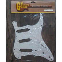 Domo Stp-1Wp Beyaz Sedefli Sss Strat Pickguard
