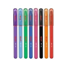 Renkli Jel Roller Kalem Seti - 0.7 Mm, 8 Farklı Renk 165-Koyu Yeşil
