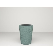 Nuano Consept Sina Serisi Yuvarlak Saksı Yeşil 60x60