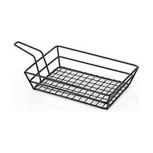 Altınbaşak Dikdörtgen Kulplu Sunum Sepeti 28x16cm A00903 Siyah
