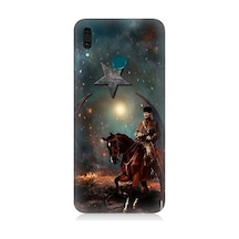 Huawei Y9 2019 Uyumlu Mustafa Kemal Atatürk Ve Mücadele Yılları Desenli Silikon Kılıf