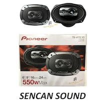 Pioneer Ts-6975 V3 550 Watt Şampiyon Serisi Oval Hoparlör - Sencan Sound Farkıyla