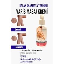 Var.is Bölgesi Için Bacak Onarmaya Yardımcı Ve Besleyici Varison Masaj Kremi 100 Ml