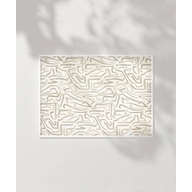 Çerçevesiz Poster Organik Çizgiler Duvar
