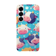 Samsung Galaxy S24 Plus Uyumlu Baskılı Şeffaf Telefon Kılıfı Koleksiyon: Cute Animals 2