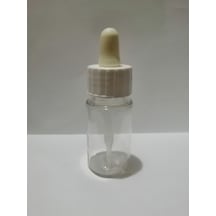 30Ml Plastik Şeffaf Şişe+Oksidan Damlalık.50 Adet