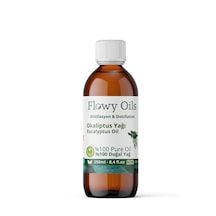 Flowy Oils Okaliptus Yağı %100 Doğal Bitkisel Uçucu Yağ Cam Şişe Büyük Boy 250 ML