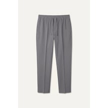 Defacto Beli Bağcıklı Lastikli Cepli Jogger Fit Her Yöne Esneyen Yumuşak Tuşe Pantolon A9943ax26spgr311 Gri-gr311
