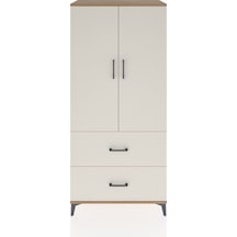 Hyperion Dolap 2 Raflı 2 Çekmeceli 2 Kapaklı 88x44x195 Çam-ay... Çam
