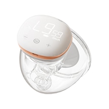 Moveevo Youha Giyilebilir Göğüs Pompası Eller Serbest Elektrikli Tek Taşınabilir Giyilebilir Göğüs Kabı 8oz/ 240ml Bpa İçermez