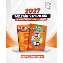 Mozaik Yayınları 2027 5. Sınıf Matematik + Paragraf Yeni Müfredat Bağlam Temelli Soru Bankası Seti 2 Kitap
