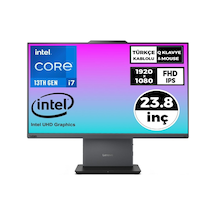 Lenovo AIO Neo 50A Gen5 12SC000KTR ZI707 i7-13620H 32 GB 1 TB SSD 23.8" Dos Masaüstü Bilgisayar