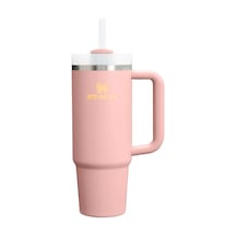 Stanley Quencher H2.o Flowstate Tumbler Pipetli Termos 0,89 Lt - Peach Rose Pembe