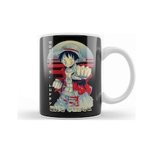 One Piece Mugiwara Luffy Kupa Bardak Porselen Karışık