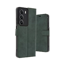 Newface - 170 - Realme C75 4g Trend S Plus Kapaklı Kılıf - - Aconcept - Koyu Yeşil