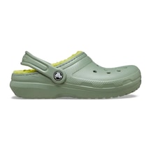 Crocs Classic Lined Clog Kids Çocuk Yeşil Terlik 207010-308 Yeşil