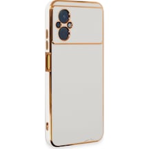 Uryport Xiaomi Poco M5 Kılıf Volet Silikon - Beyaz