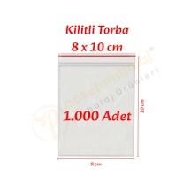 8x10 Cm. Kilitli Torba 1.000 Adet