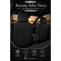 Tofaş Kuş 1993+ Uyumlu Riva Serisi Tay Tüyü Otropedik Açık Taba Siyah Premium Koltuk Kılıfı