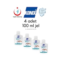 Konix El Dezenfektan Jeli 4 x 100 ML
