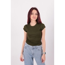 Busem S0016231 Kadın Bluz Haki