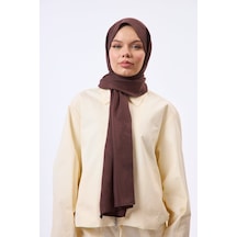 Mirsoy Scarf Zerafet Desen Şal Acı Kahve