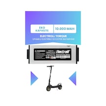 Electroll Torque Uyumlu Batarya Eko Kapasite 48v 10.000 Mah Elektrikli Scooter Bataryası