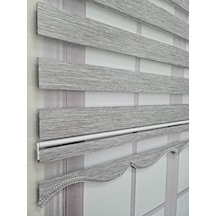Bbb Bambu Gri Stor Zebra Perde Mz495