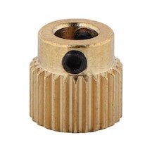 Koodmax 5 Adet Mk8 Extruder 20 Diş 5mm Pirinç Özel Tel Besleme Ekstrüzyon Tekerleği Dişlisi