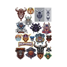 Vikingler Sticker Set 2 20 Parça Telefon, Tablet, Defter, Laptop Sticker