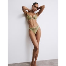 Marks & Spencer Rosie Nakış Detaylı Destekli Sütyen T81006848D Yeşil