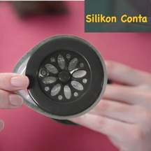 Kahve & Çay Presi, Paslanmaz Metal Süzgeçli Coffee French Press, Bitki Çayı Demliği Siyah Açık Bej
