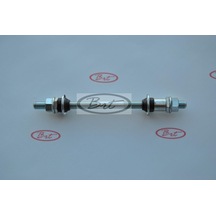 Bisiklet Arka Tekerlek Mili Siyah - Kırmızı - Beyaz Bisiklet Arka Tekerlek Mili Siyah - Kırmızı - Beyaz