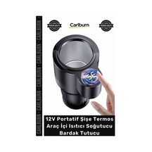 Özel Üretim Dijital Göstergeli 12v Portatif Şişe Termos Araç İçi Isıtıcı Soğutucu Bardak Tutucu