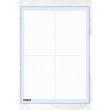 A5 Bloknot Kareli Defter - 50 Yaprak - Memopad - Notepad - Not Defteri - Not Kağıdı Çok Renkli Çok Renkli