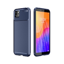 Y5p Kılıf Auto Focus Karbon Kapak - Lacivert Bzsxx00 1