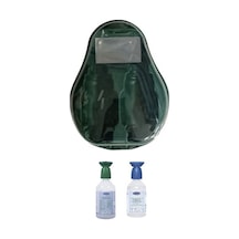 Göz Duşu Solüsyonu İstasyonu Set 1 Adet Boş İstasyon +1 Adet 500 Ml +1 Adet 250 Ml Solüsyon