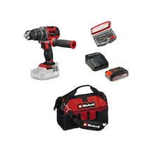 Einhell TP-CD 18/60 Li-ı Bl Solo Darbeli Akülü Vidalama +1x2.5AH Akü + 32 Parça Bits Uç Seti 45/29 Kumaş Çanta Hbcv0000985a7c