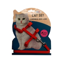 Ans Kedi Göğüs Bel Tasması Kırmızı