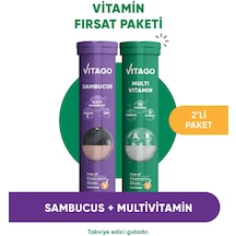 Vitago Sambucus Multivitamin 20 Efervesan Tablet