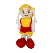 Sevimli Bez Bebek 50 Cm Uyku Arkadaşı Kırmızı