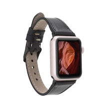 Apple Watch Uyumlu Deri Kordon 42-44-45mm Slim Rst1 Diğer