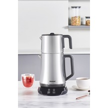 Homend Royaltea Elegant 1776H Parlak Inox Çay Makinesi