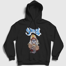 Presmono Unisex Hands Ghost Kapüşonlu Sweatshirt Siyah