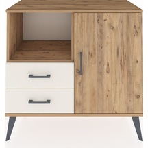 Hyperion Şifonyer 2 Raflı 2 Çekmeceli Tek Kapaklı 88x44x80 Çam-çam/aytaşı Çam/aytaşı