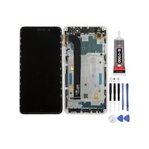 General Mobile Gm5 Plus Uyumlu Lcd Ekran Çıtalı Siyah + Montaj Kiti
