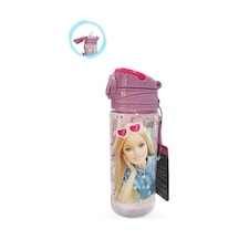 Barbie Matara 500 Ml - Çocuk Suluk, Matara, Pipetli Suluk, Askılı Suluk Barbie Matara
