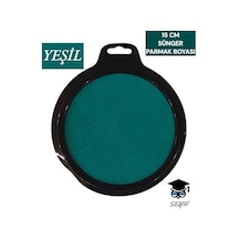 Seyfikirtasiye 15 Cm Sünger Parmak Boyası, Yeşil, Baskı Boyası 12