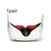 Oculus Quest / Rifts / Quest 2 İçin 1 Çift Vr Hepsi Bir Arada Gözlük Çerçevesi Manyetik Emme Çerçevesi Miyop Lenslerle Eşleşebilir Kırmızı